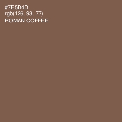#7E5D4D - Roman Coffee Color Image